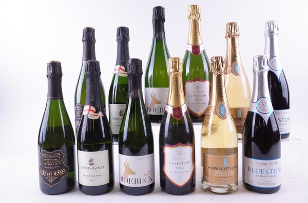 TWELVE BOTTLES ENGLISH SPARKLING WINE