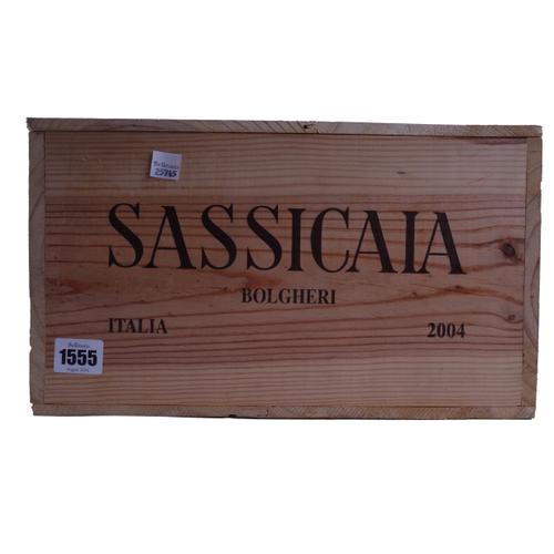 TWELVE BOTTLES SASSICAIA, TENUTA SAN GUIDO, BOLGHERI 2004