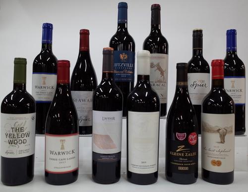A SELECTION OF TWELVE BOTTLES OF SOUTH AFRICAN RED WINE (12)