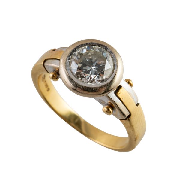 A DIAMOND SOLITAIRE RING