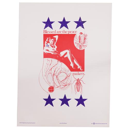 A GROUP OF AMERICAN WILLIAM WEEGE PROTEST POSTERS (8)