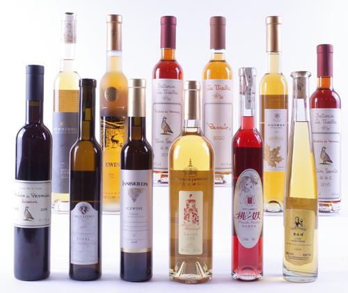 12 BOTTLES DESSERT AND ICE WINE