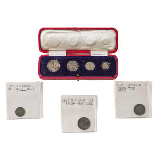 A GEORGE VI MAUNDY SET 1939 AND A PART MAUNDY SET 1948 (2)