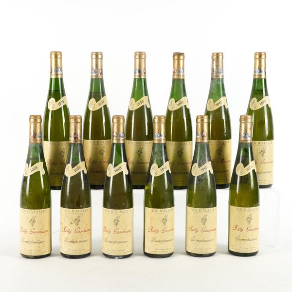 TWELVE BOTTLES GEWÜRZTRAMINER ROLLY GASSMANN 1995