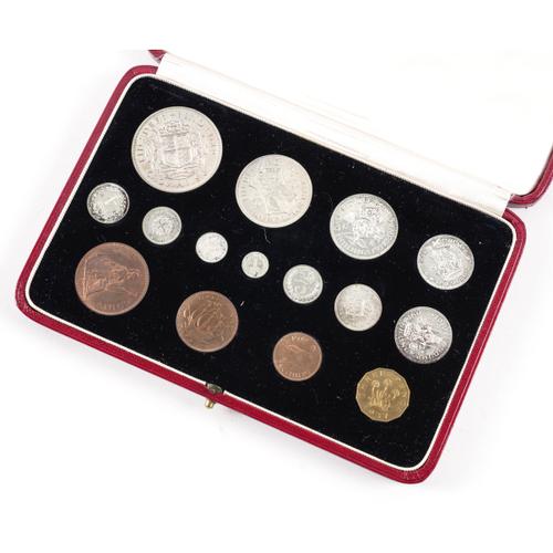 A GEORGE VI 1937 CORONATION YEAR FIFTEEN COIN SPECIMEN PROOF SET