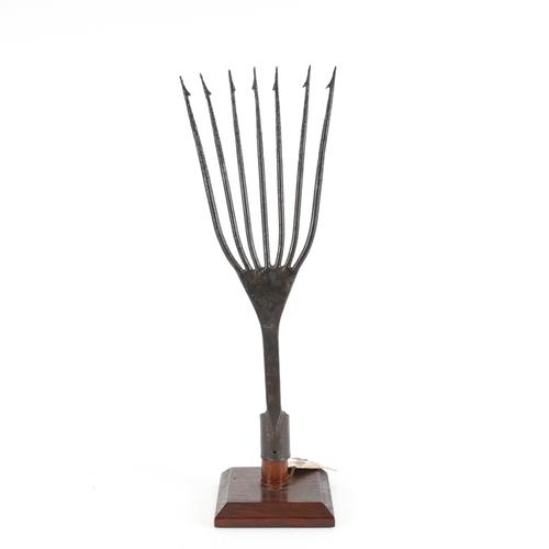 A SALMON FISHING SPEAR HEAD