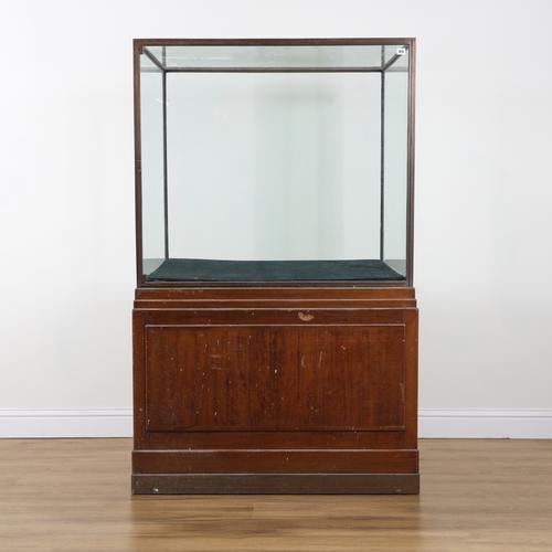 A FREESTANDING MUSEUM DISPLAY CABINET