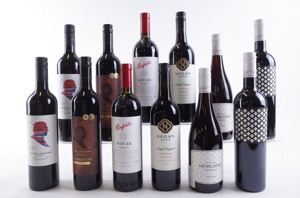 TWELVE BOTTLES AUSTRALIAN RED WINE