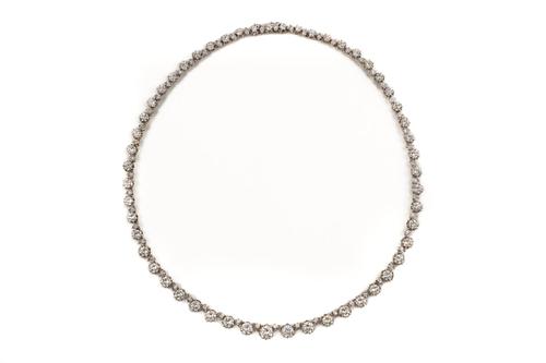 A DIAMOND RIVIÈRE NECKLACE