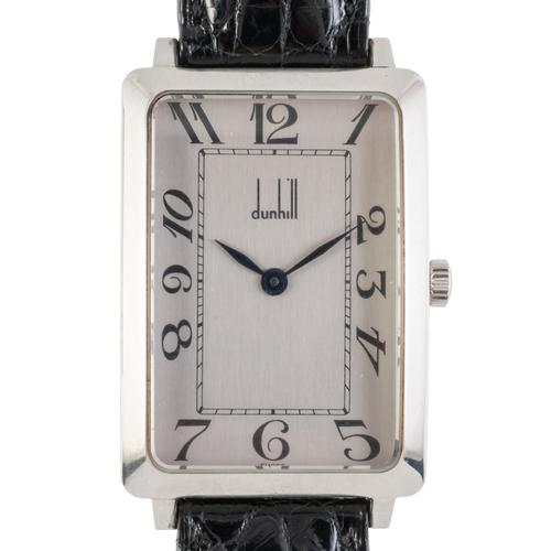 A DUNHILL STEEL WRISTWATCH