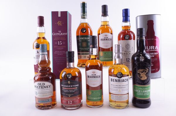 TEN BOTTLES SINGLE MALT AND ONE SINGLE GRAIN SCOTCH WHISKY