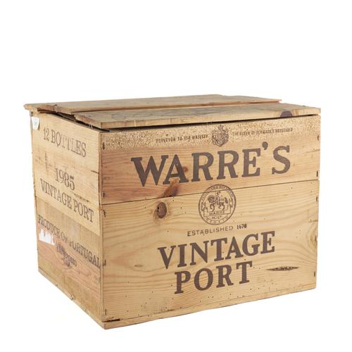NINE BOTTLES OF WARRE’S 1985 PORT (9)