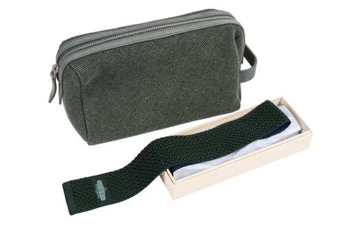 A ROLEX WASHBAG AND TIE (2)