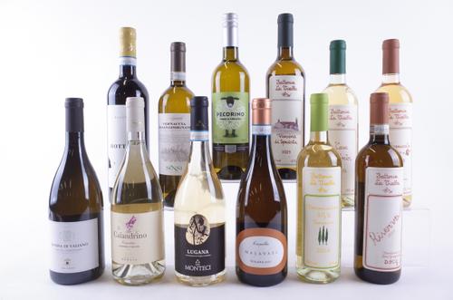 TWELVE BOTTLES ITALIAN WHITE WINE