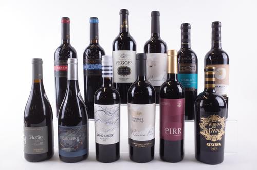 TWELVE BOTTLES PORTUGUESE RED WINE