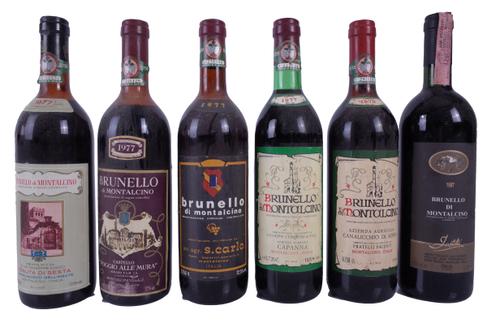 SIX BOTTLES BRUNELLO DI MONTALCINO