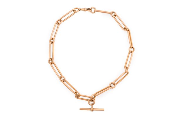 A GOLD ALBERT CHAIN