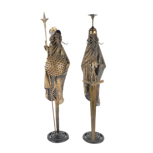 TWO SCRAP METAL FIGURES (2)