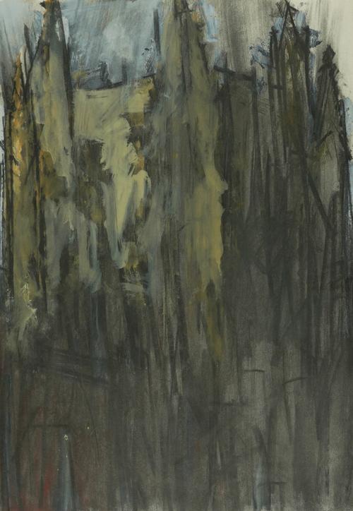 ***LEANING AGAINST PIC DEPT HEATER***DENNIS CREFFIELD (BRITISH, 1931-2018)