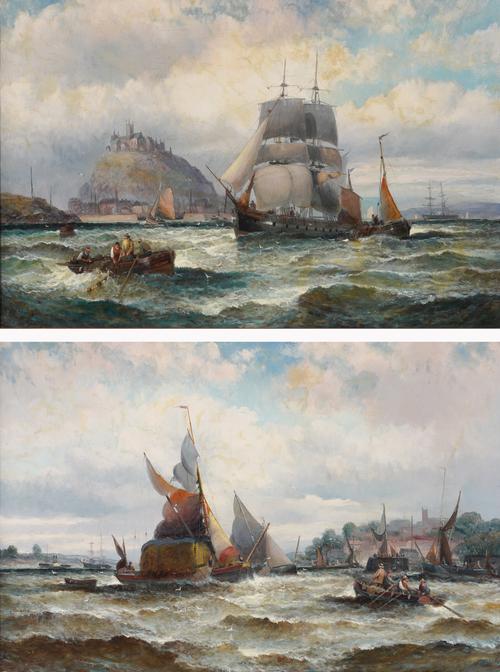 HUBERT ANSLOW THORNLEY (BRITISH, ACT. 1858-1898) (2)