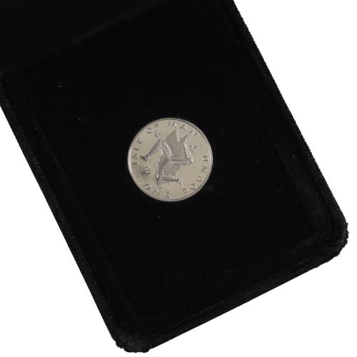 AN ISLE OF MAN PLATINUM PROOF ONE POUND