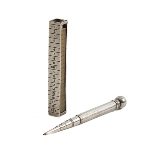 A SILVER MOUNTED GAMES SCORING PENCIL