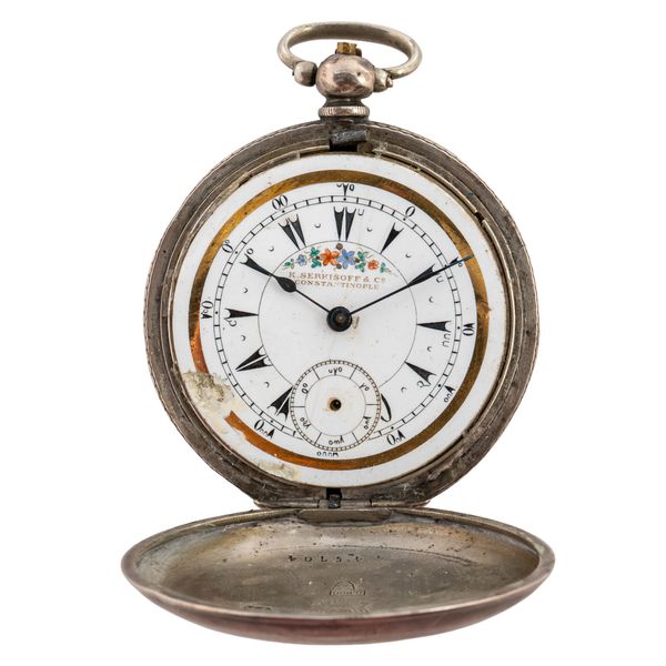 A TURKISH 800 FULL HUNTER POCKET WATCH