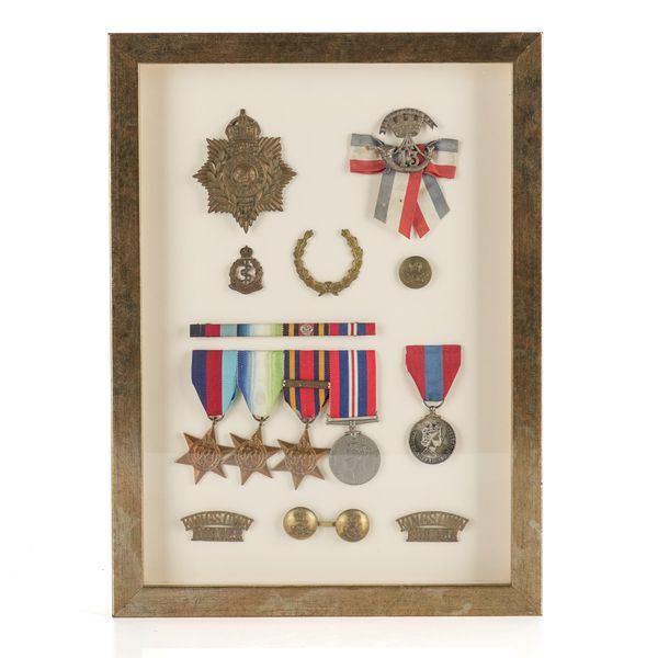 A COLLECTION OF MEDALS, BADGES AND INSIGNIA