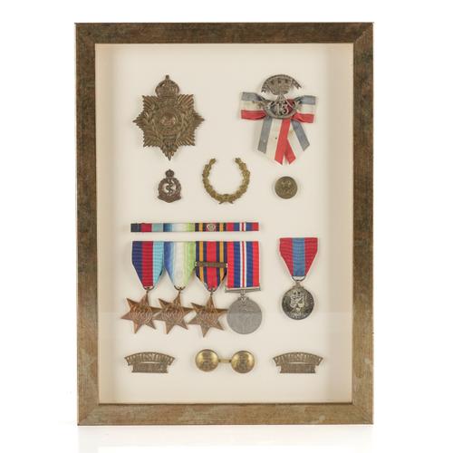 A COLLECTION OF MEDALS, BADGES AND INSIGNIA