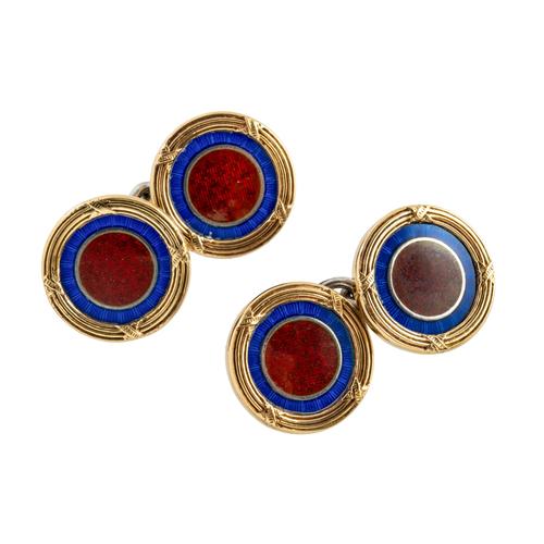 A PAIR OF DEAKIN AND FRANCIS CUFFLINKS