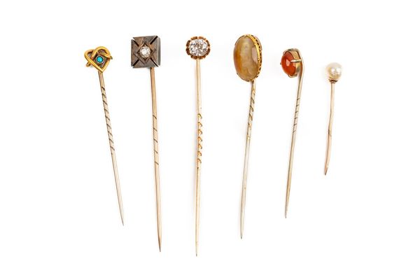 SIX STICK PINS