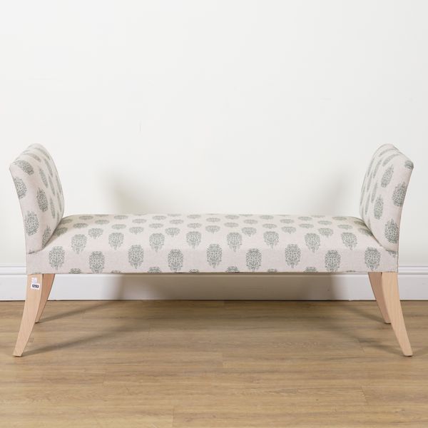 A MODERN UPHOLSTERED WINDOW SEAT