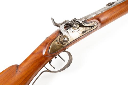 A CONTINENTAL PERCUSSION SPORTING RIFLE, SIGNED MICHAELIS IN INNSTADT