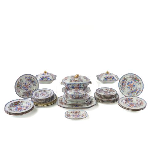 A SPODE `JAPAN' PATTERN STONE CHINA PART DINNER SERVICE (46)