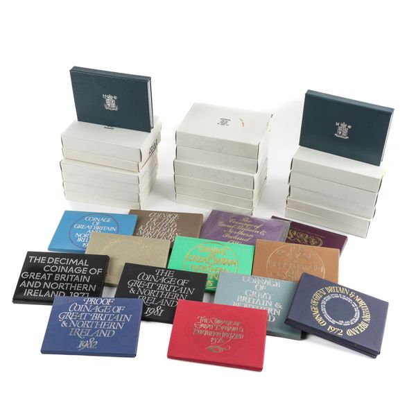 A GROUP OF THIRTY-FIVE SPECIMEN COIN SETS (35)
