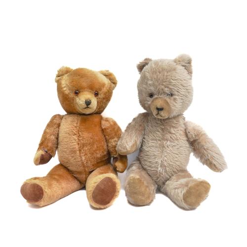TWO JOINTED TEDDY BEARS (2)