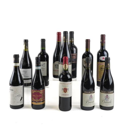 THREE BOTTLES OF VILLA DEI LADRI BAROLO 2013 AND NINE OTHERS (12)