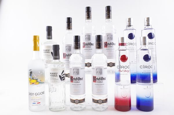 TWELVE BOTTLES VODKA