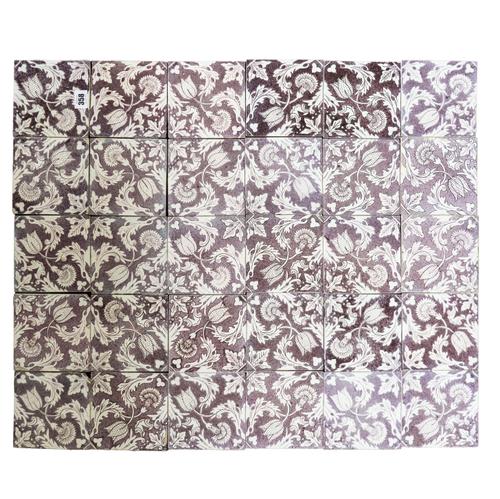 A GROUP OF THIRTY TWO DUTCH DELFT TILES (32)