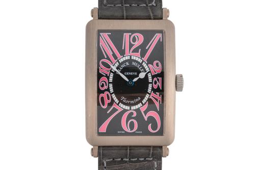 A FRANCK MULLER 18CT GOLD LONG ISLAND TAORMINA WATCH