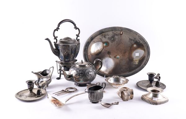 A GROUP OF FOREIGN AND PLATED WARES (QTY)