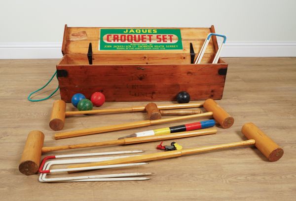 JACQUES, LONDON: A CROQUET PART SET