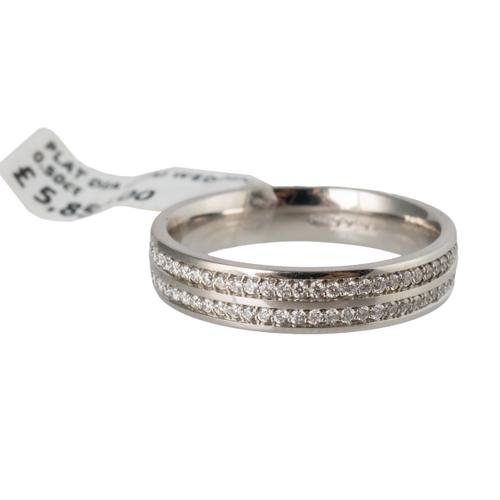 A DIAMOND DOUBLE ETERNITY RING
