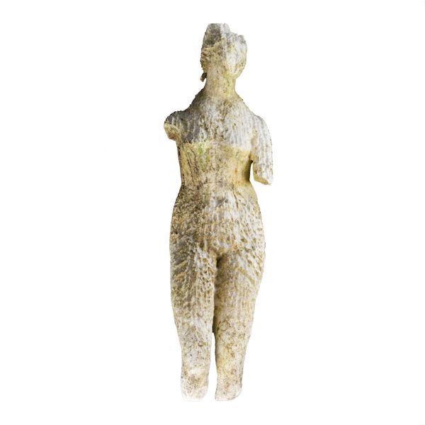A MARBLE FIGURE FRAGMENT, POSSIBLY VENUS DE MEDICI