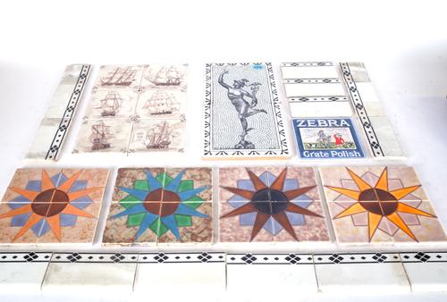 20TH CENTURY DECORATIVE CERAMIC TILES