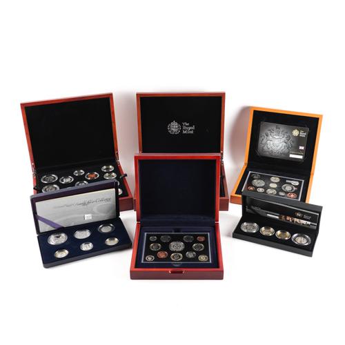 SIX ROYAL MINT PROOF COIN SETS (6)