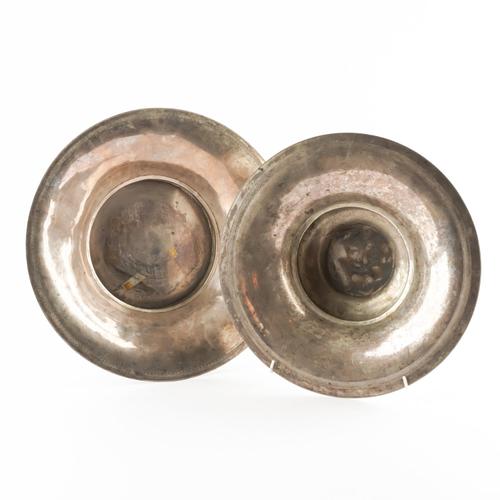 TWO 19TH CENTURY TURKISH OTTOMAN SILVER BOWLS (2)