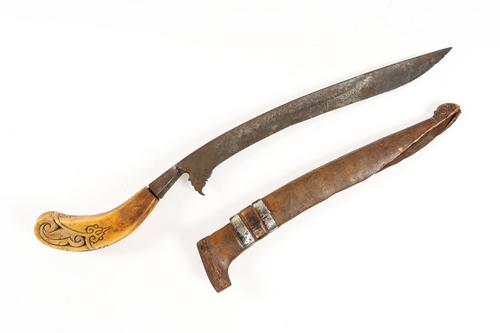 A NORTH SUMATRAN SEWAR WITH IVORY GRIP