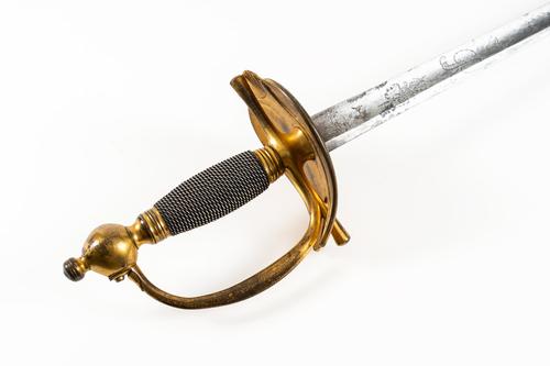 A BRITISH 1796 PATTERN INFANTRY OFFICER’S SWORD AND SCABBARD