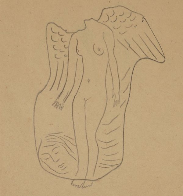 ATTRIBUTED TO CECIL COLLINS (BRITISH, 1908-1989) (2)